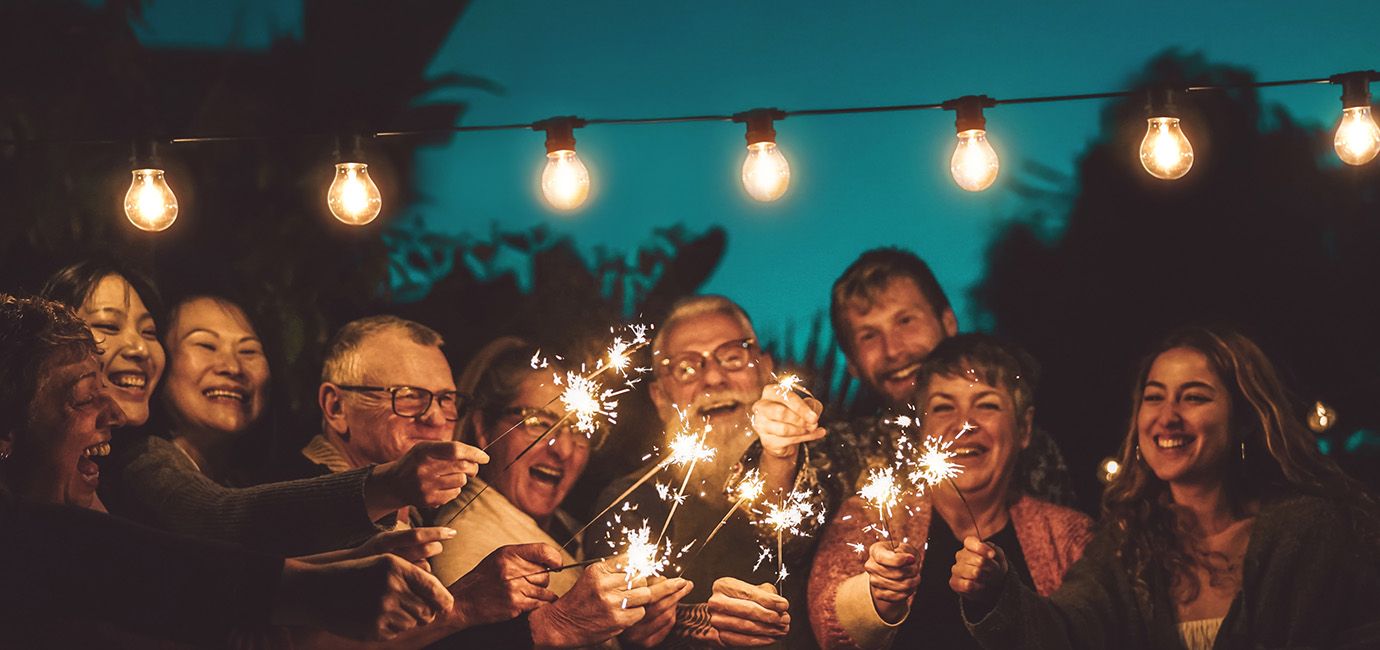 Image of group of people having fun